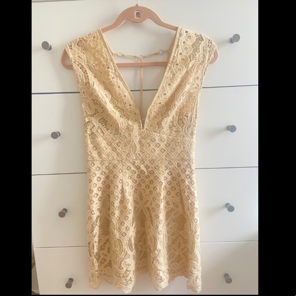 NWT Free People Ivory lace dress size 2